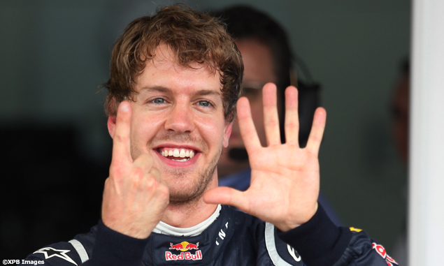 Vettel pole record Look Back