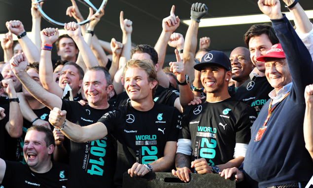 Mercedes 2014 title Lok back