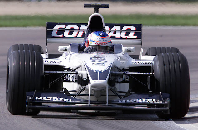 Jenson Button im BMW-Williams heute beim Freien Training zum Formel 1 Grand Prix